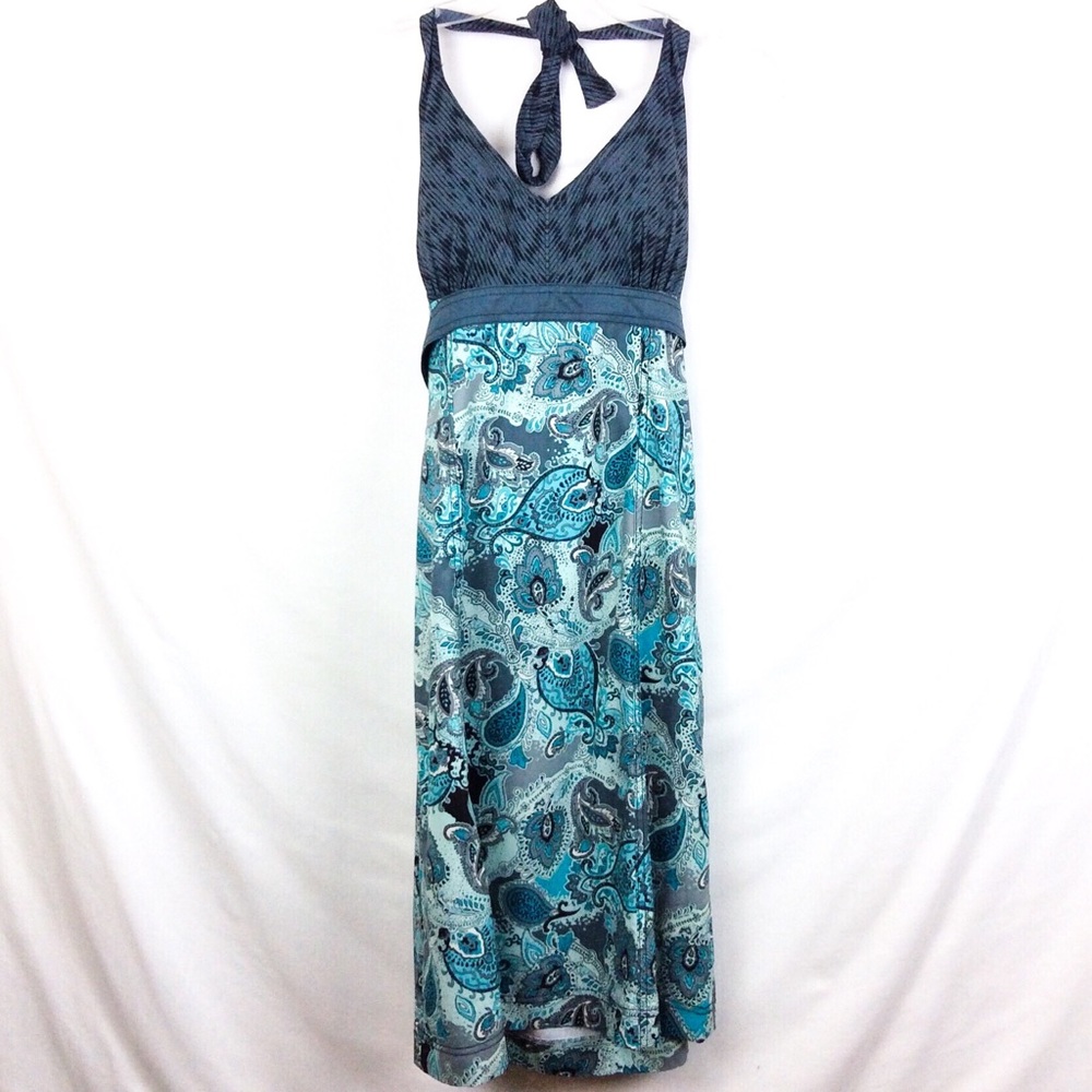 ATHLETA “LILY” PACK EVERYWHERE HALTER DRESS. E.U.C